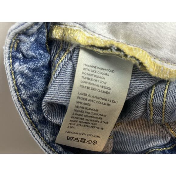 Pilcro Womens 28 Waist Cutoff Shorts Denim jean Faded - Picture 9 of 9